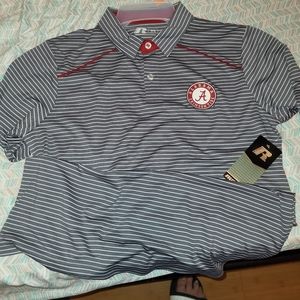 Alabama Crimson Tide Polo Dri Fit Russell Athletics New